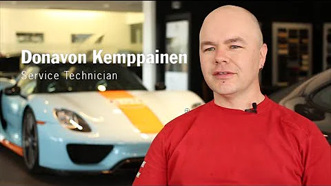 Donavon Kemppainen, Service Technician - Porsche C...
