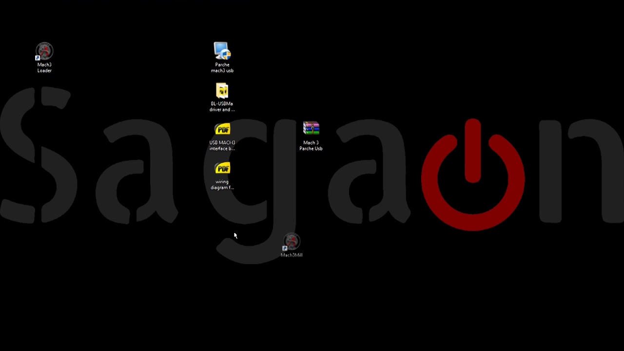 Instalación CNC Sagaon Tech interfaz Usb