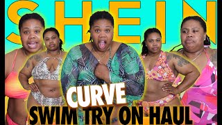 YOU NEED THIS SWIM! 2023 SHEIN CURVE &amp; PLUS SIZE Swimsuit Try ON Haul!
