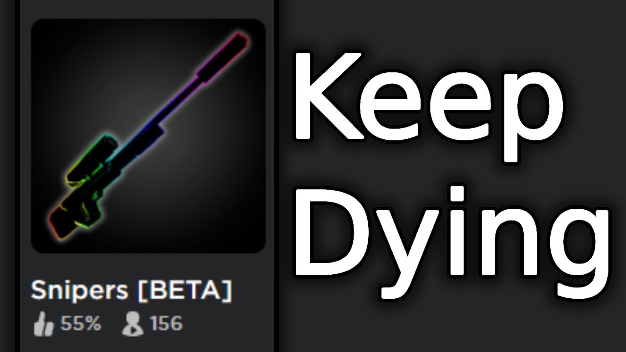 How To Play Roblox Snipers FAILED YouTube