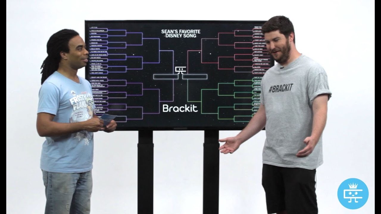 Sean Waters: Disney Songs Bracket | Brackit Highlights | Brackit