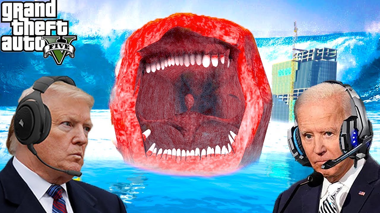 US Presidents Survive SEA MONSTER In GTA 5