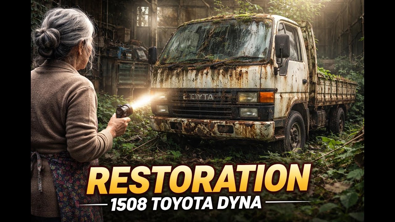 ASMR Car Restoration – Restoring Completely Burned Tow Mater ($100 Deal) | Full Process