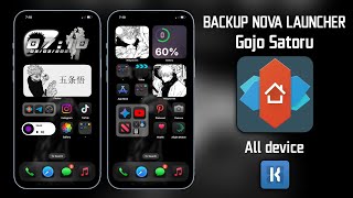 BACKUP NOVA LAUNCHER VERSI GOJO SATORU 🔥🔥