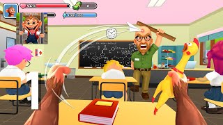 Monkey Student: School Prank - Gameplay Walkthrough Part 1 (Android, IOS) screenshot 3