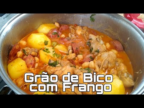 Vídeo: Pilaf Com Frango E Grão De Bico. Receita Passo A Passo Com Foto