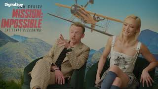 Mission Impossible Stars Simon Pegg, Pom Klementieff & Angela Bett Plan A Perfect Movie Marathon