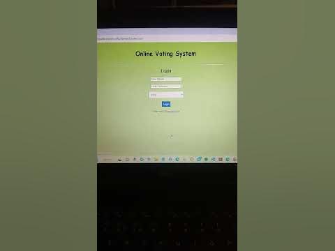 online voting system project using HTLM CSS #project #onlinevoting # ...