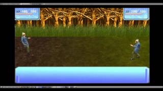 Blender Game Engine - Turn-Based Battle Concept (Early test, for the fun of it)