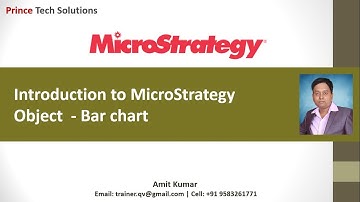 MicroStrategy Tutorial | Introduction to MicroStrategy Object - Bar chart  (Part-5 of 60)