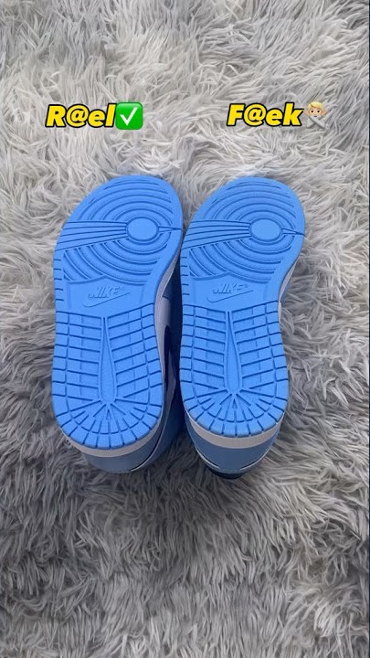 Real Vs Fake University Blue Jordan 1 #sneakerhead #sneakers #viral