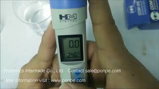 COM-100 การใช้งาน EC/TDS/Temp Combo Meter