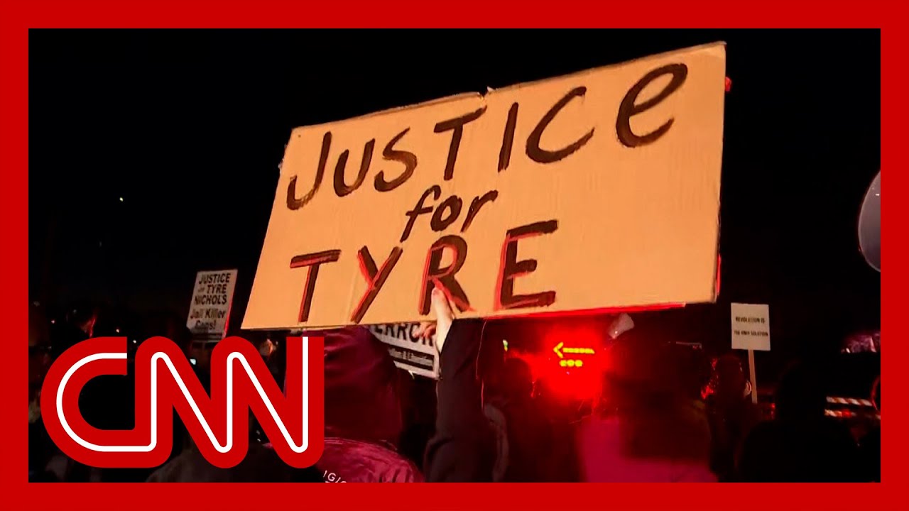 Protesters block highway after police release Tyre Nichols video