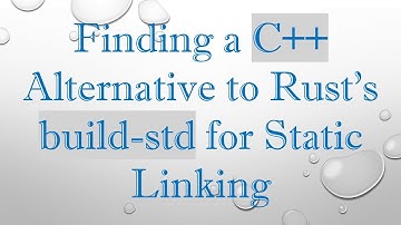 Finding a C++ Alternative to Rust