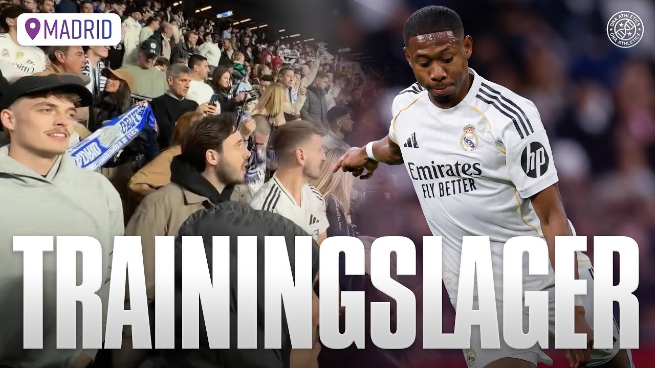 DNA TRAININGSLAGER IN MADRID 🇪🇸🧬 + STADIONVLOG