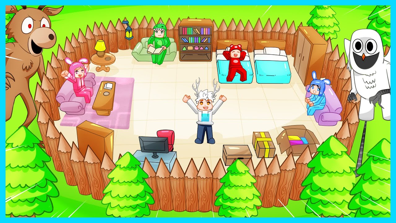 MIPAN & ZUZUZU BUAT RUMAH PALING BAGUS DAN NYAMAN DI HUTAN SELAMA 99 HARI! KAYA HOTEL!