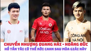 Quang Hải - Hoàng Đức có thể ở lại Việt Nam - Hồ Tấn Tài nguy cơ rời CAHN