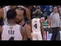 Jalen Brunson and De'Aaron Fox go face to face then Rick Brunson has words for Fox 😳