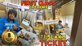Emirates First Class Experience  Luxury Travel  ₹1,50,000 Per Ticket to Dubai  Irfan's View