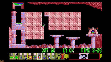 Lemmings (1991) - Mayhem - Level 21 - With a twist of Lemming please