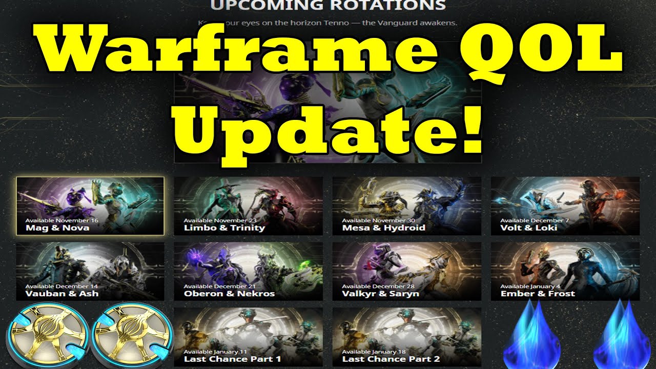 Warframe Update 30.9.0 Is Here! Best Quality Of Life Prime Event Soon