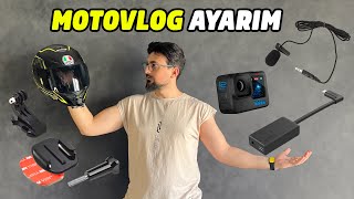 Motovlog Başlangiç - Kamera Ve Ses Ayarlarım