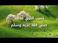 تعرف علي نسب النبي محمد صلي الله عليه وسلم من جهة ابيه وامه