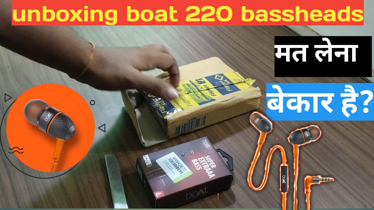 Boat 220 earphones review and unboxing /best pubg earphone under 500