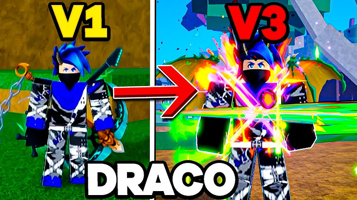 PEGUEI A NOVA RAÇA DRACO E EVOLUI ATÉ A V3 NO BLOX FRUITS!