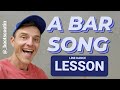 A BAR SONG  -- Line Dance LESSON