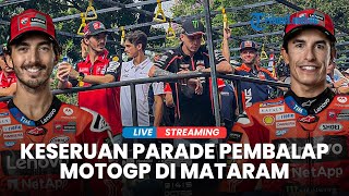   Parade Pembalap Motogp Mandalika 2025 Warga Padati Teras Udayanasangkareang