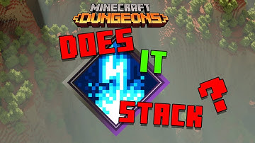 Thundering Does It Stack Minecraft Dungeons Enchantment
