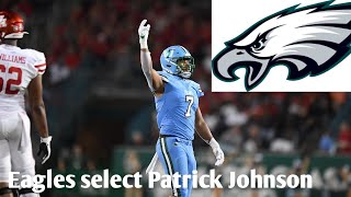 Eagles draft Patrick Johnson in 7th round