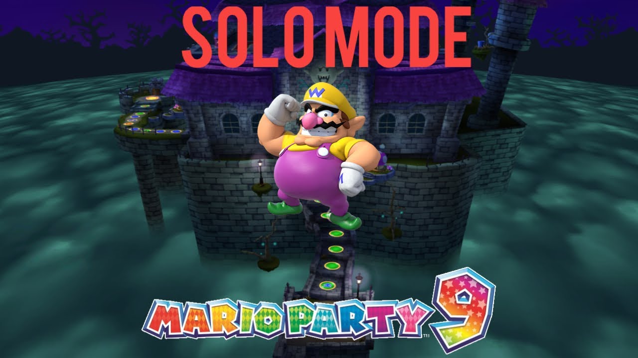 Mario Party 9 solo mode king boos horror castle