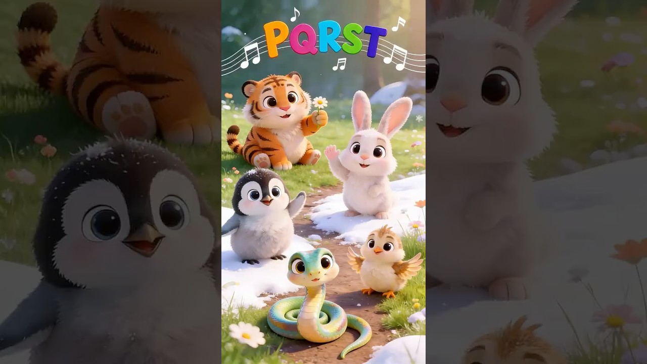 Alphabet Animal Song (PQRST) | @OnePotKids | Light Playful | Fun Educational Video for Children