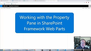 Twitch Stream 6: Working with the Property Pane in SharePoint Framework Web Parts