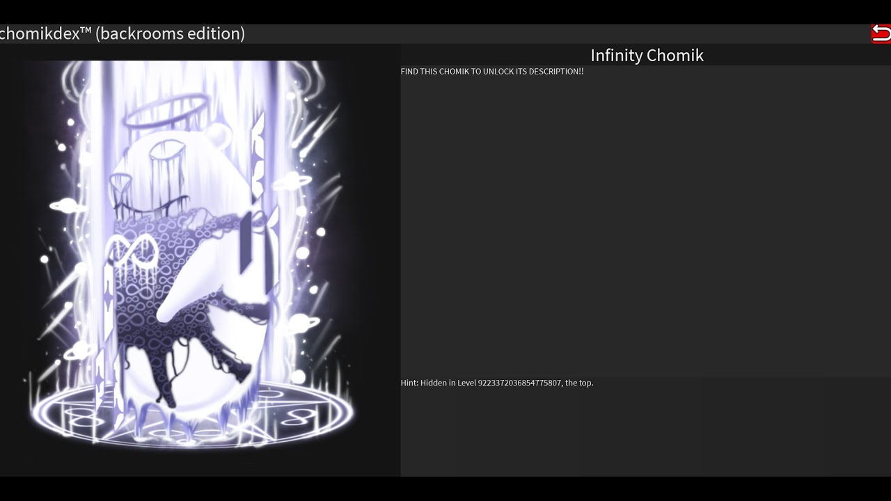 How to get Infinity Chomik + (UPDATED) Stairway Void Chomik in Find the Chomiks