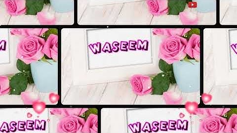 Waseem Name WhatsApp Status😘Heartuching Status Song.. By Irsa Guriya