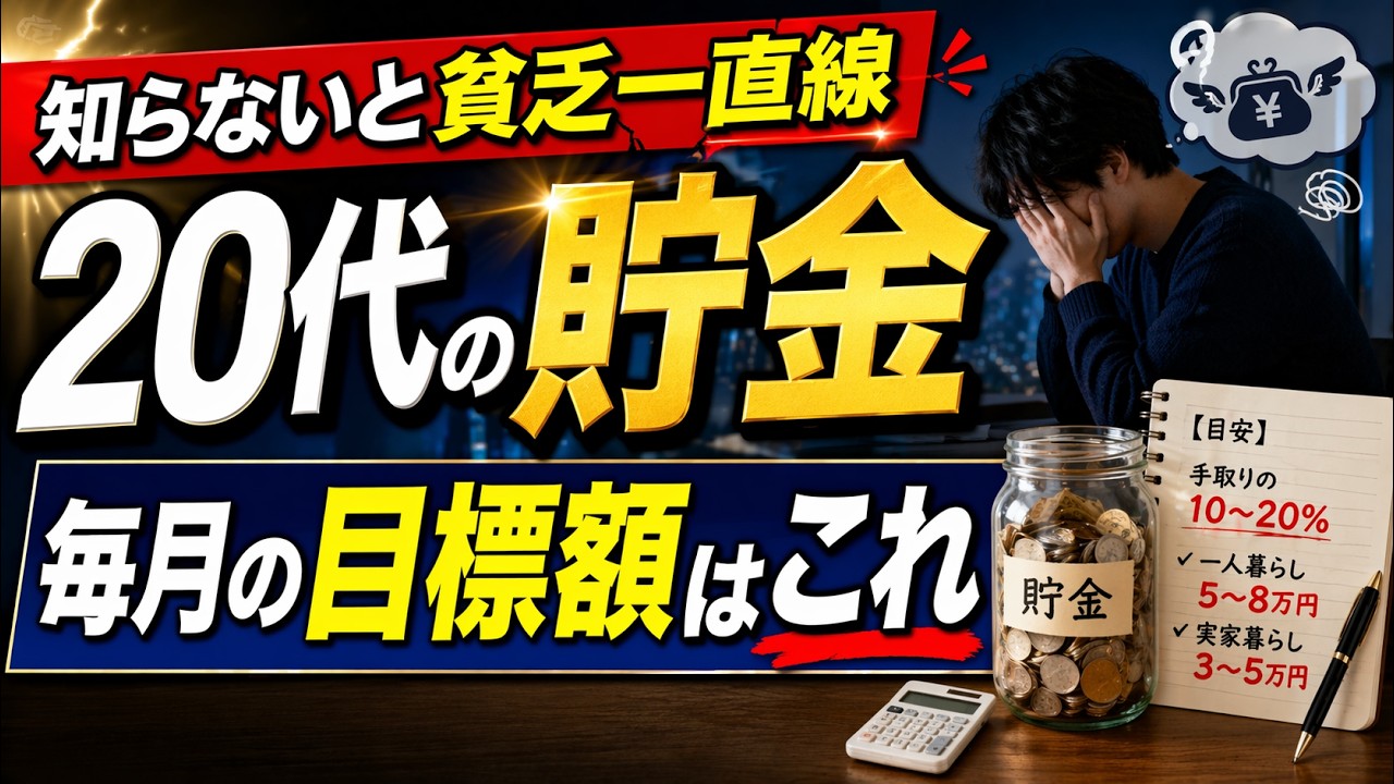 【20代 貯金ゼロ からいくら】毎月いくら貯めれば安心？年齢別の目標金額と3つの節約術