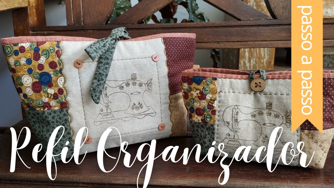 VENHA VER COMO É FÁCIL FAZER!! - Nécessaire Refil Organizadora