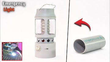 Building a Rechargeable LED Emergency Light With PVC Pipe