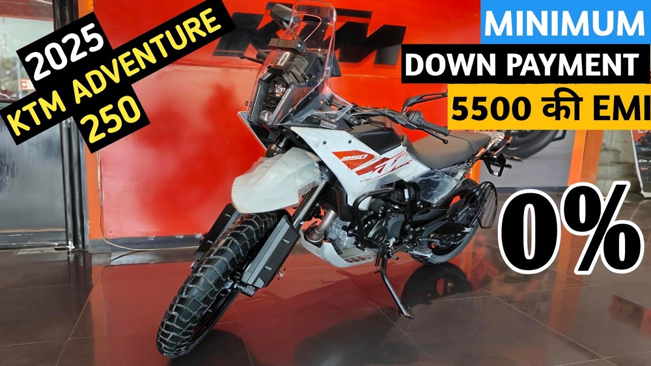 2025 New KTM Adventure 250 Finance Details & EMI 💰 | Minimum Dow payment | Documents 📃 ROI 👀 | ORP 💸