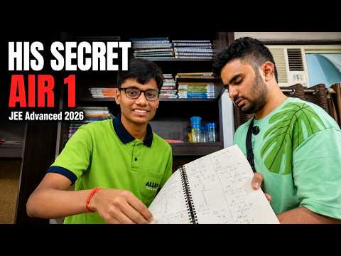 I Found Out Why He Topped JEE ADV 2026! Room Tour😎