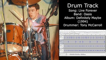 Thumbnail of Live Forever (Oasis) • Drum Track