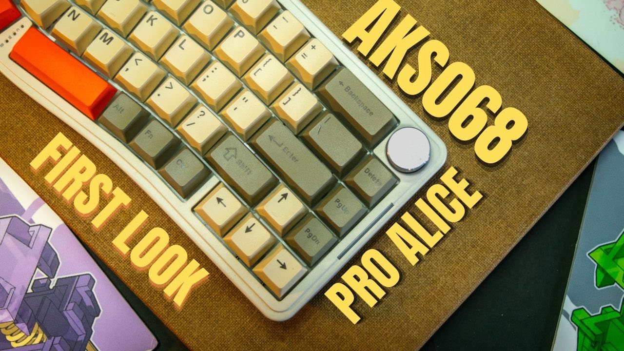 AJAZZ AKS068 PRO ALICE - 1st Look! - Now this is unique! - YouTube