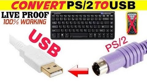 Convert PS2 Keyboard into USB