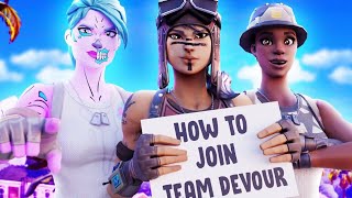 How To Join Team Devour 🔥