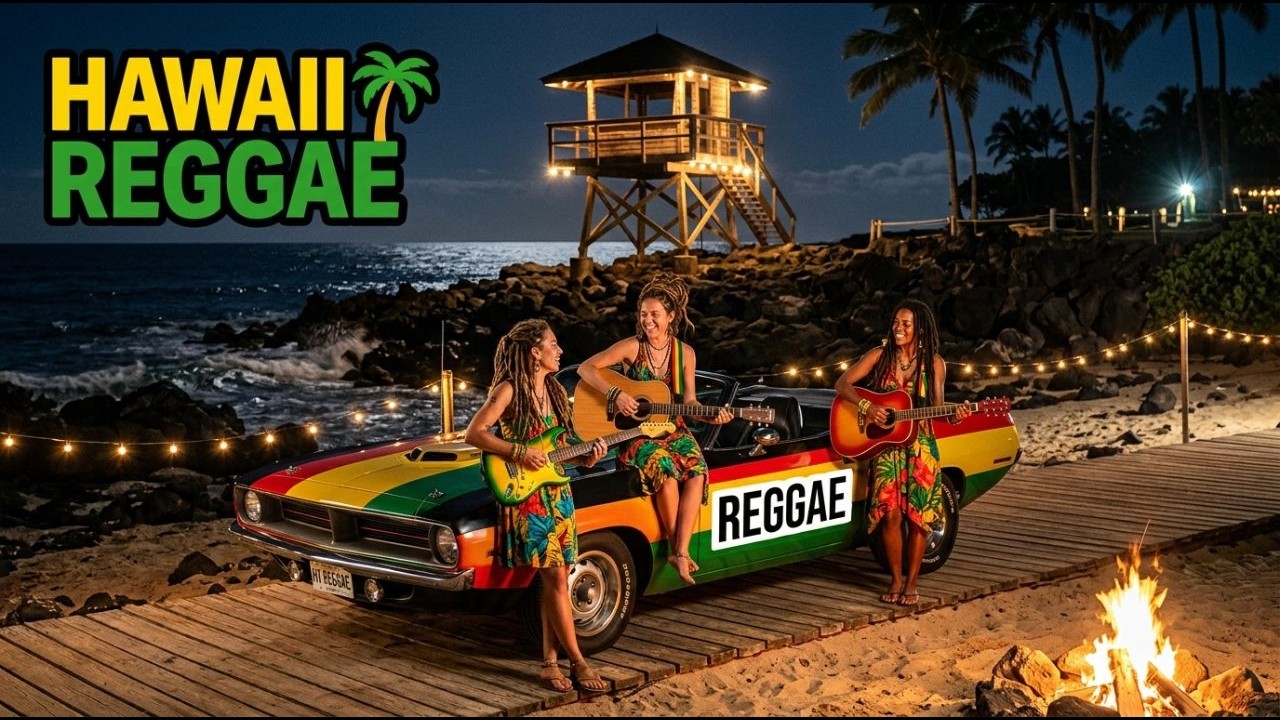 Relaxing Ukulele Reggae 🌴 Island Sunshine & Peaceful Vibes - YouTube