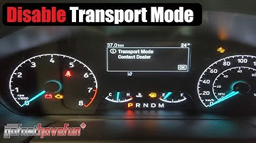 How To Disable Ford "Transport Mode" | AnthonyJ350