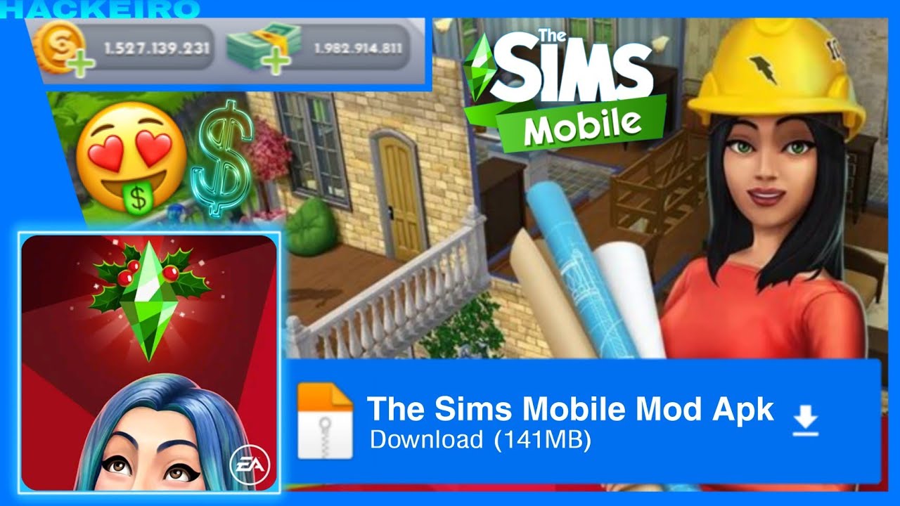 The Sims Mobile MOD APK Unlimited Money Version 41.0.0.148258 